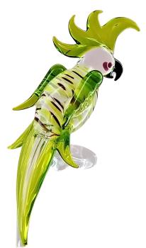 Preview: höhenverstellb. Orchideenstab, Kakadu mit geschlossenen Flügeln (transp.-grün) Preview: höhenverstellb. Orchideenstab, Kakadu mit geschlossenen Flügeln (transp.-grün)